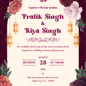 Wedding Card V19